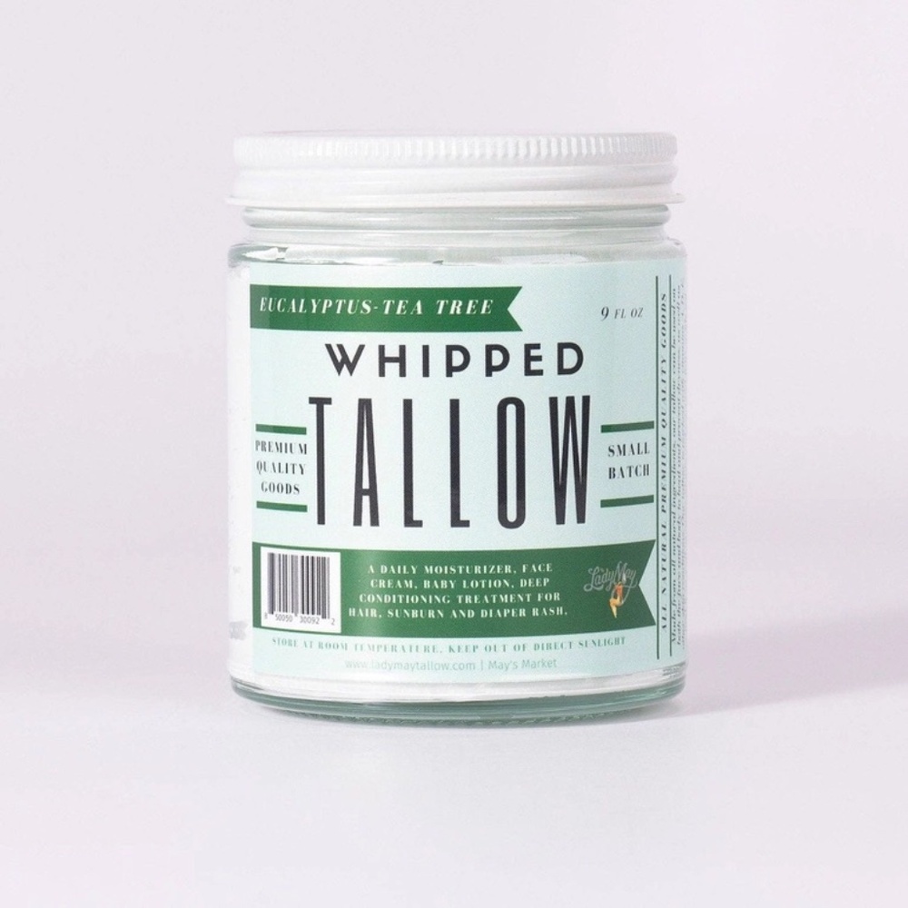 Grass Fed Beef Tallow *Eucalyptus Tea Tree Whipped